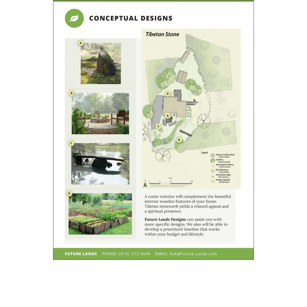 Conceptual landscape design